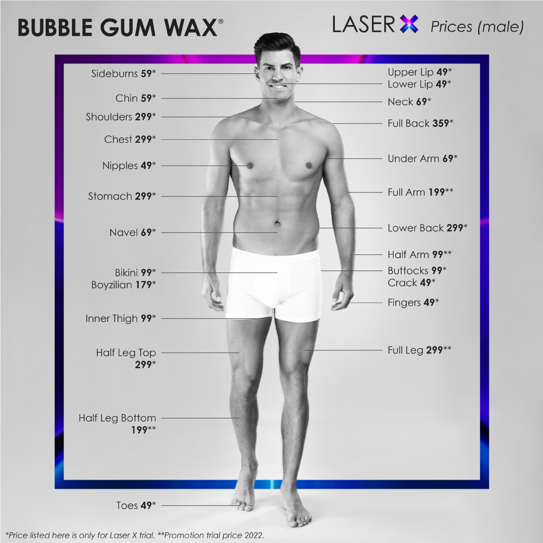 Bubble Gum X Waxing LASER X Lash Extensions Manicure Pedicure